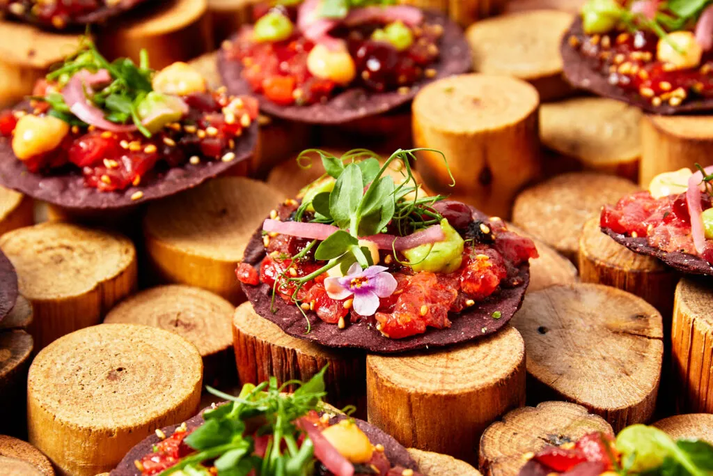 Tuna Tostada bite